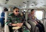 Kapolri dan Panglima TNI Patroli Udara Cek Kesiapan Arus Mudik di Pelabuhan Gilimanuk