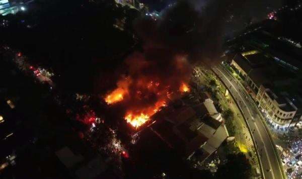 Penyebab Kebakaran Pasar Taman Puring Masih Diselidiki