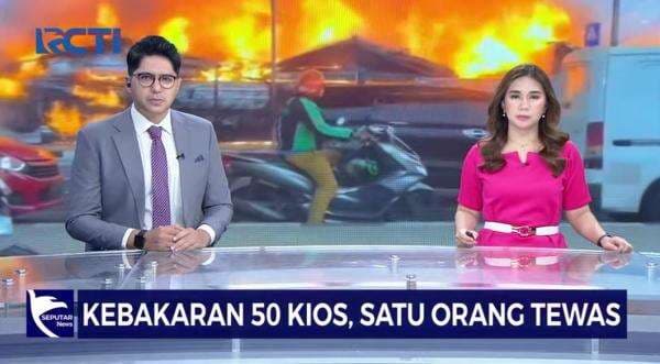 Kebakaran Eks Pasar Pramuka Hanguskan 50 Kios dan Satu Korban Jiwa