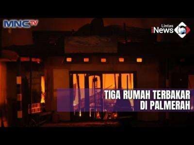 Kebakaran Hanguskan Tiga Rumah, Diduga akibat Korsleting