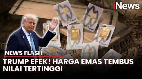 Harga Emas di RI Melambung Tinggi usai Donald Trump Umumkan Tarif Baru | News Flash