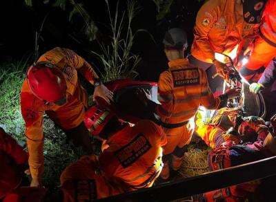 Tragis, Ibu dan Anak Terjun ke Jurang di Jalan Raya Cilebut Bogor