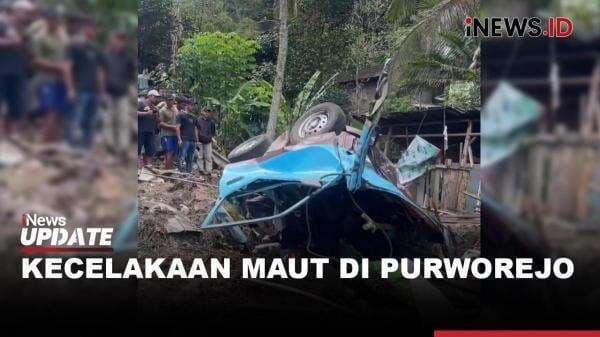 Kecelakaan Maut di Purworejo Truk Pasir Rem Blong Tabrak Angkot 10 Tewas