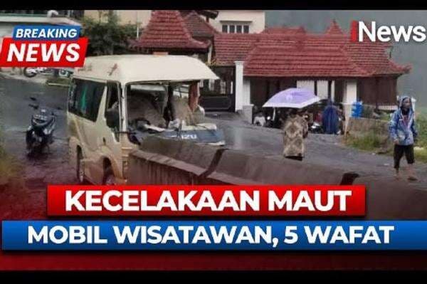 Kronologi Kecelakaan di Tawangmangu Tewaskan 5 Orang, Minibus Hilang Kendali di Turunan