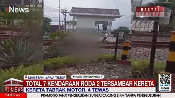 Kronologi Tabrakan Maut KA Malioboro di Magetan, Berawal Palang Pintu Perlintasan Terbuka