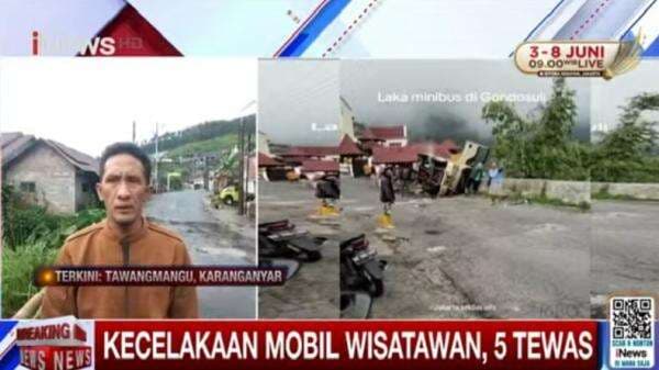 Kecelakaan Maut Minibus di Tawangmangu, Warga Beramai-ramai Evakuasi Belasan Korban