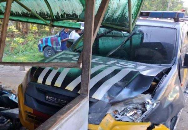 Kecelakaan Beruntun di Simalungun, Mobil Polisi Tabrak Gran Max, Motor hingga Warung