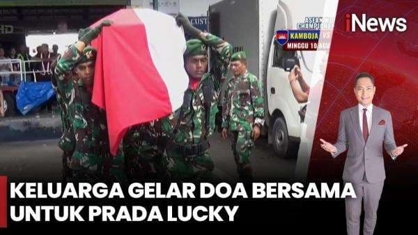 Mengharukan, Keluarga Gelar Doa Bersama untuk Prada Lucky
