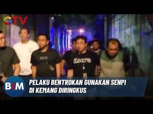 Polisi Tangkap Pelaku Premanisme di Kemang, Senjata Tajam dan Senapan Angin Diamankan