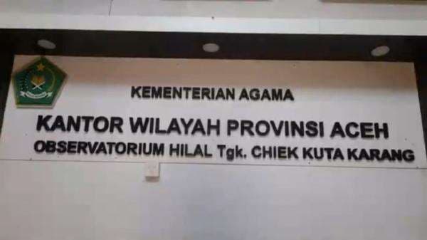 Kemenag Aceh Pantau Hilal Idul Fitri 2025 di Gedung Observatorium Tgk Chiek Kuta Karang
