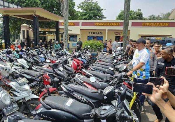 Polisi Ungkap Premanisme Berkedok Debt Collector di Bogor, 109 Kendaraan dan 9 Tersangka Diamankan
