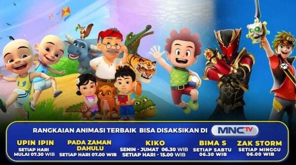 Saksikan Animasi Favorit Bersama Kiko, Zak Storm, Bima-S, Pada Zaman Dahulu dan Upin Ipin di MNCTV