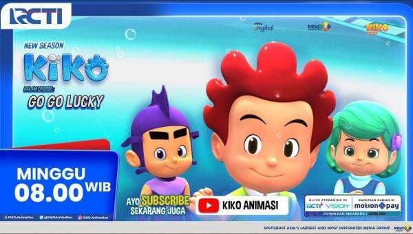 KIKO Episode GO GO LUCKY, Minggu 10 Agustus 2025 Jam 08.00 Pagi di RCTI