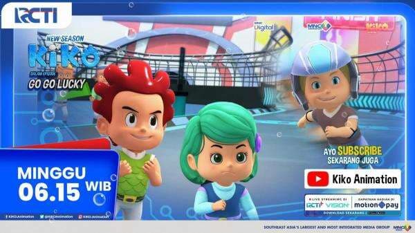 Kiko Season 4 Episode Go Go Lucky di RCTI, Aksi Seru di Kota Asri Masa Depan