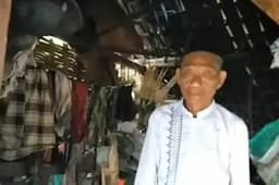Kisah Kakek Penghuni Gubuk Tua, Kesampaian Naik Haji di Usia 85 Tahun