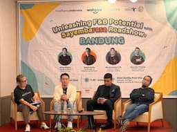 Kolaborasi Kemenparekraf dan Wahyoo Ventures Hadirkan Roadshow Foodstartup Indonesia 2024 di Bandung