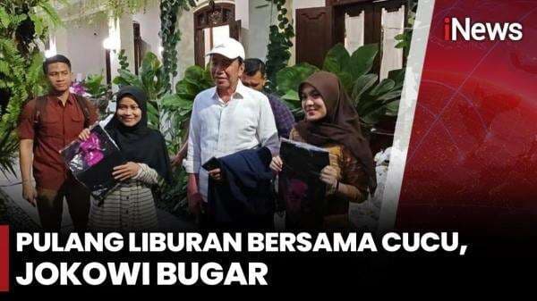 Kondisi Terbaru Jokowi, Badan Bugar usai Liburan Bareng Cucu