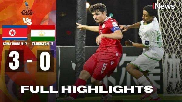 Hasil Piala Asia U-17 2025: Korea Utara Gebuk Tajikistan 3-0