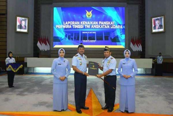 Daftar Lengkap 18 Pati TNI AU Naik Pangkat, Pilot Jet Tempur Hawk Resmi Bintang 3