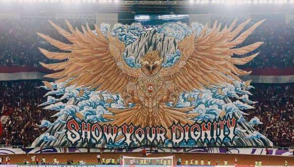 Timnas Indonesia vs Bahrain: Bikin Lawan Gemetar, Ini Makna Koreografi Burung Garuda Tunjukkan Martabatmu