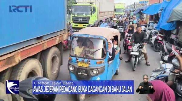 Waspada Pasar Tumpah, Biang Kemacetan di Jalur Pantura Cirebon