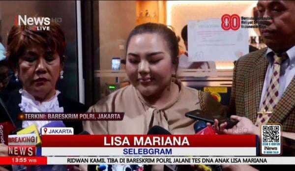 Tangis Lisa Mariana Pecah Lihat Anaknya Disuntik saat Tes DNA