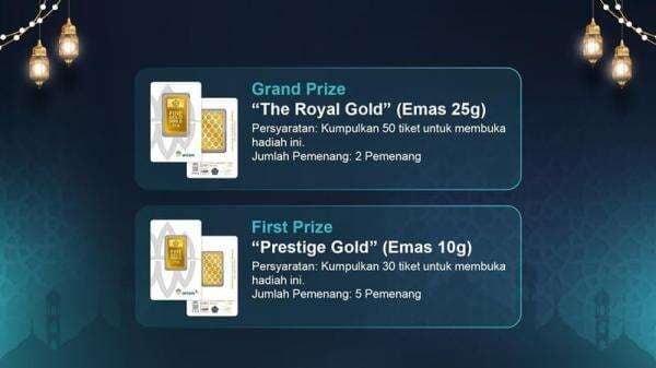 THR Cair: Trading Dapat Emas dari Lucky Draw Dupoin