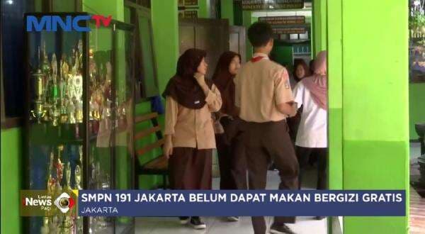 Pelaksanaan Makan Bergizi Gratis Belum Merata, SMP Negeri 191 Jakarta Barat Belum Kebagian