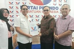 Mantan Wali Kota Palembang Eddy Santana Putra Ambil Formulir Pilgub Sumsel di Partai Perindo