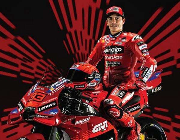 Reaksi Antusias Marc Marquez Jalani Musim Perdana di Ducati Lenovo: Tantangan Terpenting dalam Karier Saya!