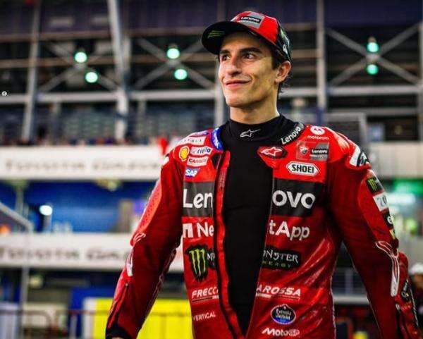 Hasil Kualifikasi MotoGP Qatar 2025: Marc Marquez Lagi-Lagi Pole Position, Francesco Bagnaia Terpental dari 10 Besar