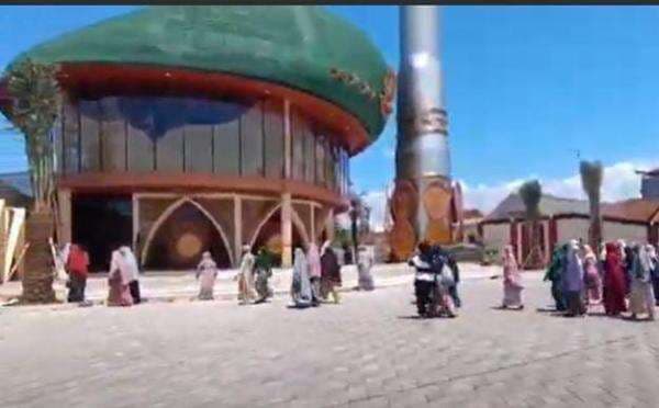Viral Bangunan Masjid Baret Hijau di Cijulang Pangandaran, Begini Penampakannya