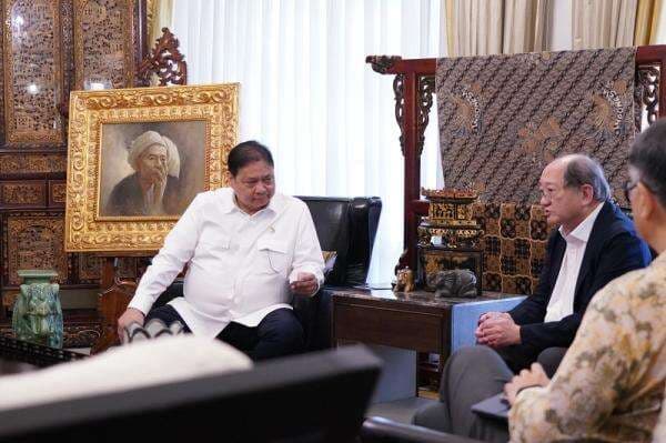 Garap Proyek di RI, Bos Tamasek Bertemu Menko Airlangga