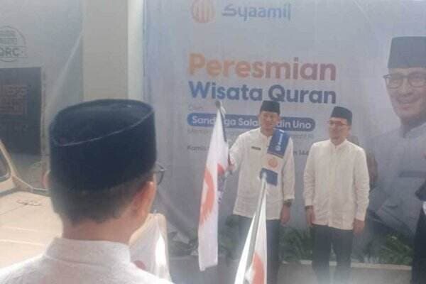 Menparekraf Sandiaga Uno Resmikan dan Dukung Wisata Quran di Bandung