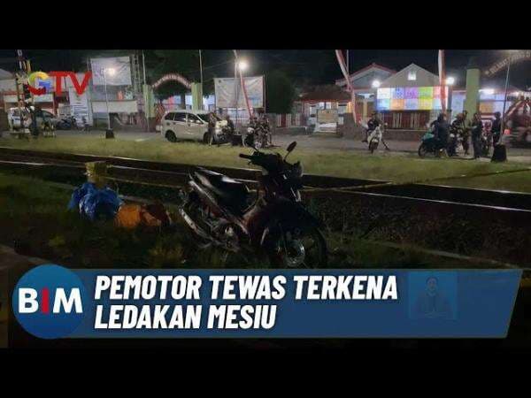 Pemotor di Blitar Tewas Usai Bubuk Mesiu yang Dibawanya Meledak