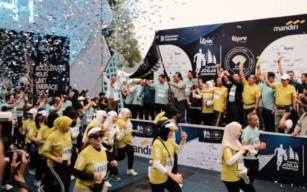 Mandiri Jogja Marathon 2025 Geliatkan Aktivitas Ekonomi Yogyakarta