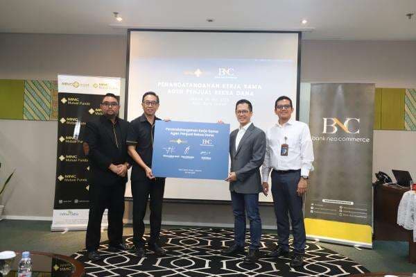 MNC Asset Management Kerja Sama dengan Bank Neo Commerce untuk Pemasaran Reksa Dana