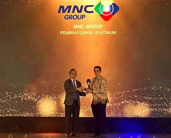 MNC Group Raih Platinum Award di Malam Penganugerahan 2nd Bina Mitra UMKM Award