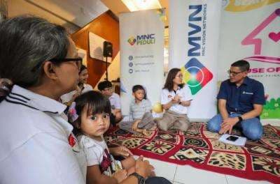 Kolaborasi MVN dan MNC Peduli, Berikan Bantuan Donasi untuk Rumah Singgah House of Heart