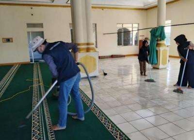 Jelang Ramadhan, Tim Peduli Masjid Bersihkan Masjid Jami Nurul Yaqin Cigombong Bukti Kepedulian KEK Lido