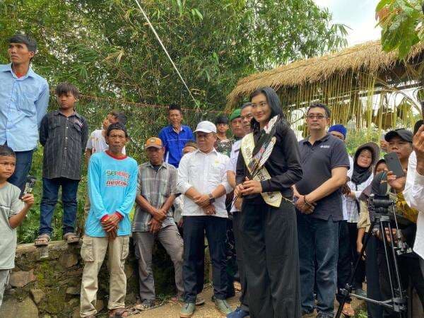 Resmikan Bantuan Akses Air Bersih di Banten, Miss Indonesia Harap Warga Hidup Lebih Sehat