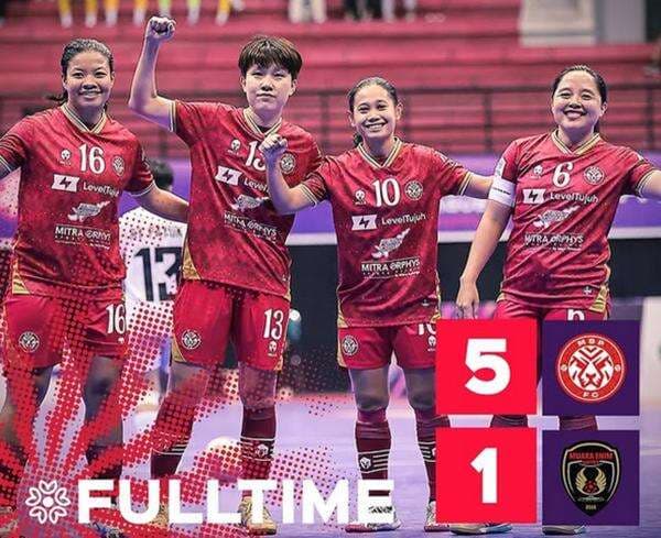 Hasil Women Pro Futsal League 2025: MSP FC Bantai 5-1 atas Muara Enim United!