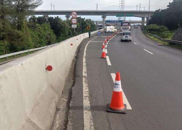 Pintu Keluar KM 48 Macet, Jasamarga Terapkan Buka Tutup Tol Layang MBZ Arah Cikampek
