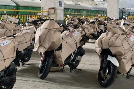 Lebaran 2025, Pengiriman Sepeda Motor Pemudik Capai 2.066 Unit