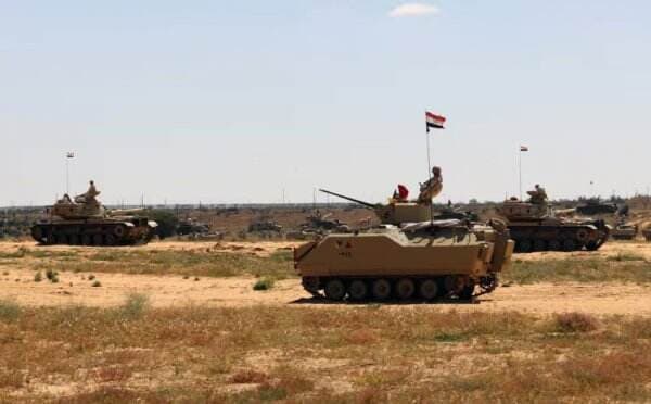 Murka Hadapi Israel, Mesir Kerahkan Konvoi Militer ke Perbatasan Gaza