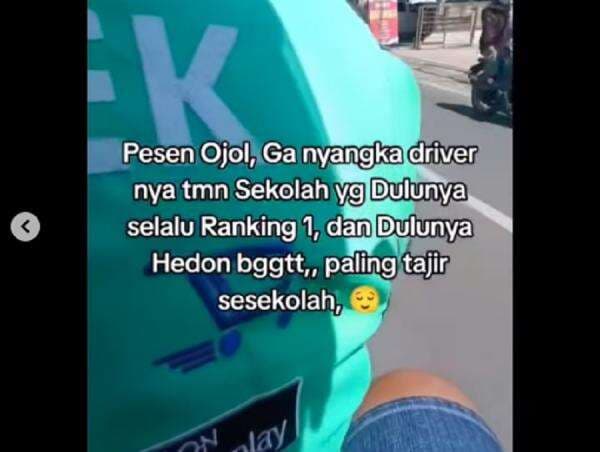 Cerita Netizen Pesan Ojol yang Datang Ternyata Teman Sekolah Paling Tajir dan Ranking 1 saat Sekolah