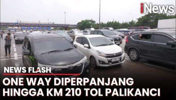 Volume Lalu Lintas Meningkat, One Way Lokal Diperpanjang hingga KM 210 Tol Palikanci