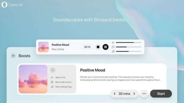 Opera Luncurkan Browser yang Bantu Pengguna Rileks dengan Meditasi dan Olahraga
