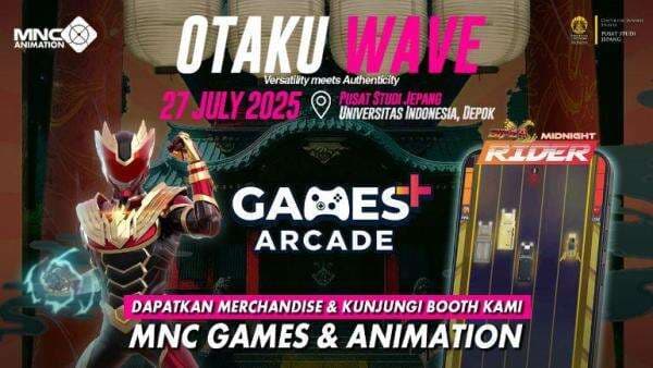 GAMES+ Arcade Hadir di Event Otaku Wave (Pesta Budaya Jepang) di Universitas Indonesia