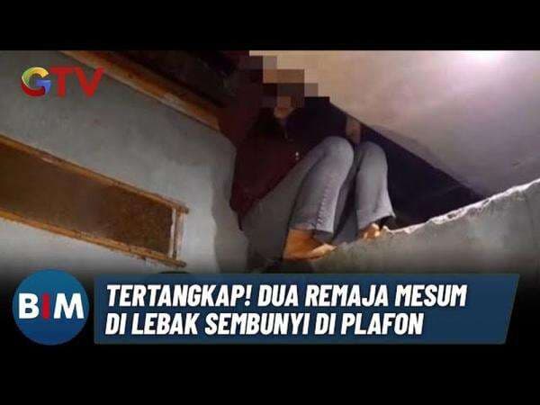 Sepasang Muda-Mudi Nekat Ngumpet di Atas Plafon Saat Razia di Lebak Banten